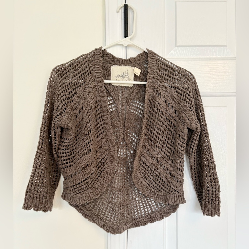 Anthropologie Angel of the North Bolero Cardigan - Size S
